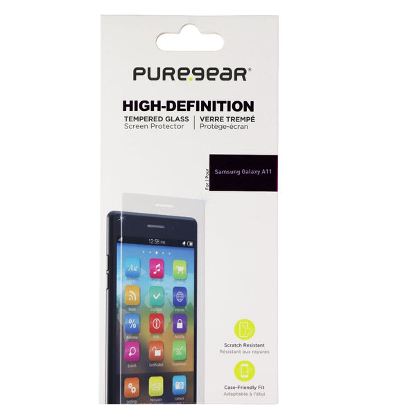 PureGear High-Definition Tempered Glass for Samsung Galaxy A11 - Clear