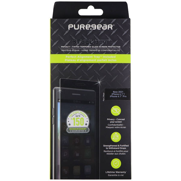 PureGear Steel 360 Tempered Glass for Apple iPhone 13 / iPhone 13 Pro - Tinted