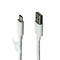 TCL Braided USB-C to USB Charge/Sync Cable - White