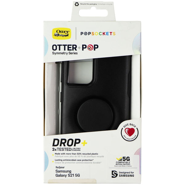 Otter + Pop Symmetry Series Case for Samsung Galaxy S21 - Black