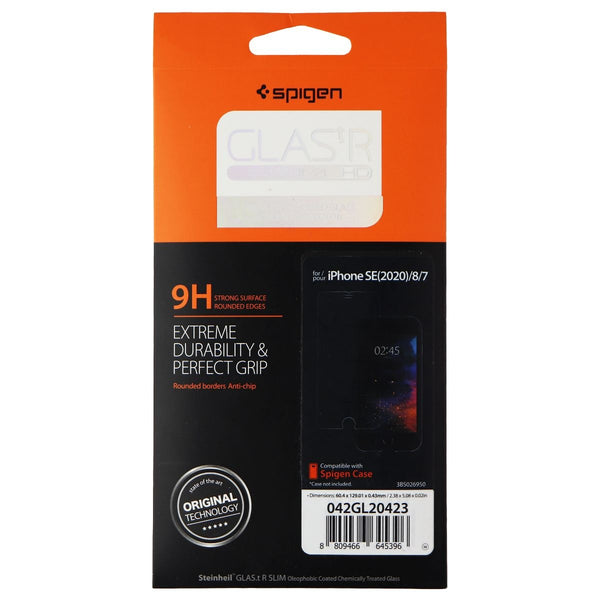 Spigen Glas tR Slim HD Tempered Glass Screen Protector for iPhone SE (2020)/8/7