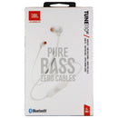 JBL TUNE 110BT - In-Ear Wireless Bluetooth Headphones - White (JBLT110BTWHTAM)