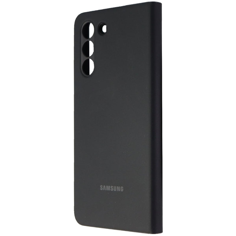 Samsung S-View Flip Cover Case for Galaxy S21 FE (5G) - Black/Clear