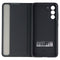 Samsung S-View Flip Cover Case for Galaxy S21 FE (5G) - Black/Clear