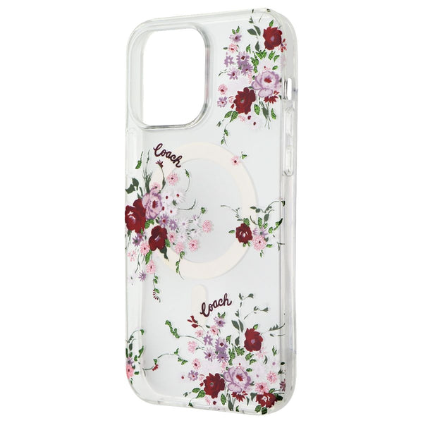 Coach Protective Case for MagSafe for iPhone 14 Pro Max - Floral Red/Purple