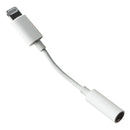Apple Official 8-Pin to 3.5mm Headphone Jack Adapter - White (A1749)
