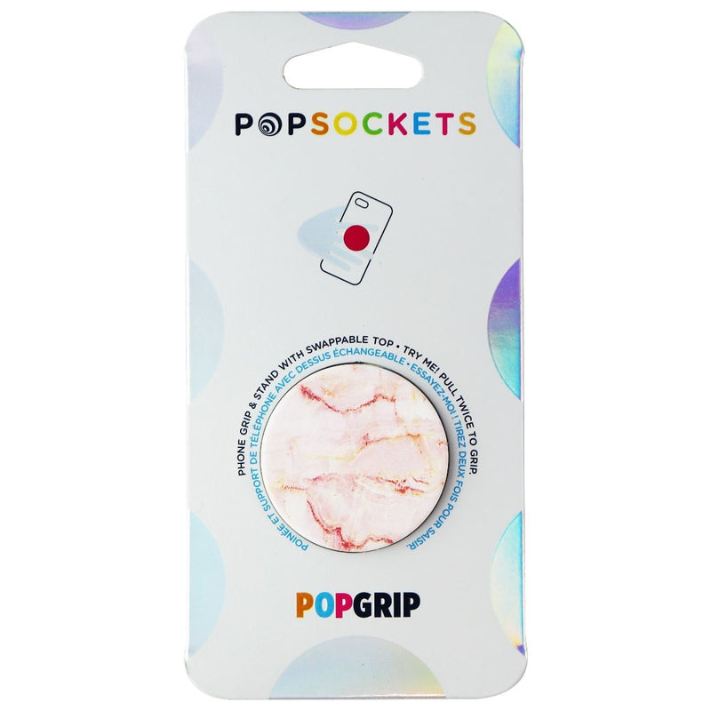 PopSockets Phone Grip with Expanding Kickstand for All Smartphones - Rose Marble