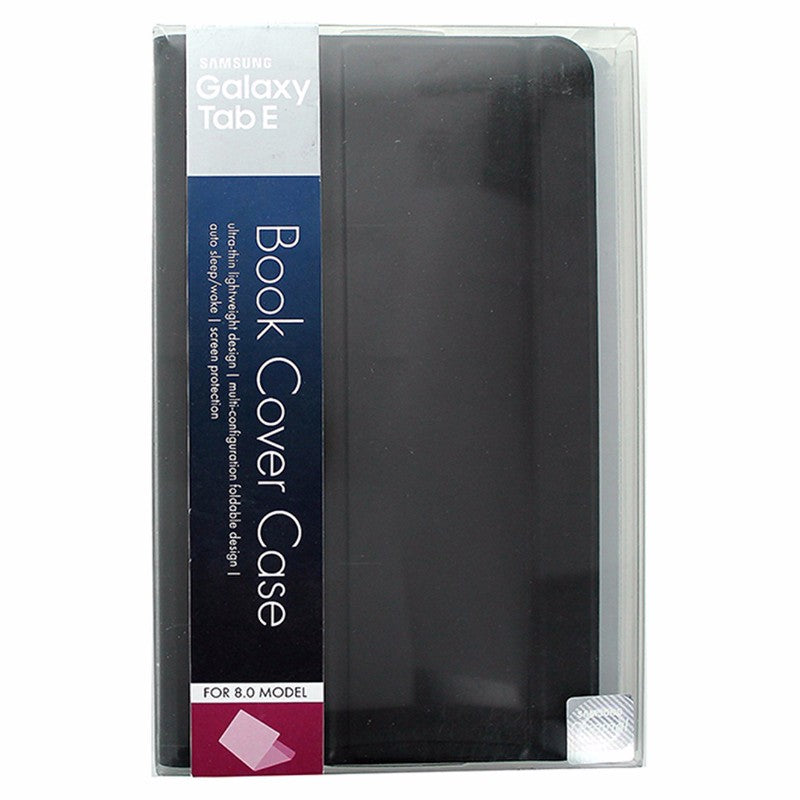 Samsung Book Cover Case for Samsung Galaxy Tab E 8.0 Black