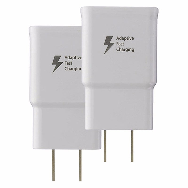 2-Pack of OEM Samsung Adaptive Fast Charging Adapters - White (EP-TA20JWE)