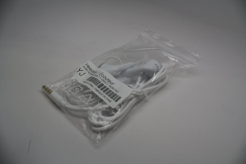 Samsung Galaxy S2 S3 III Wired Earbuds White *EHS61ASFWE