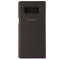 Samsung LED Wallet Cover Hardshell Folio Case for Galaxy Note 8 - Black