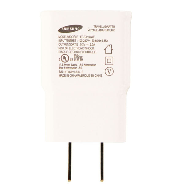 Samsung (EP-TA10JWE) Wall Adapter (5.3 Volt - 2 Amp) for USB Devices - White