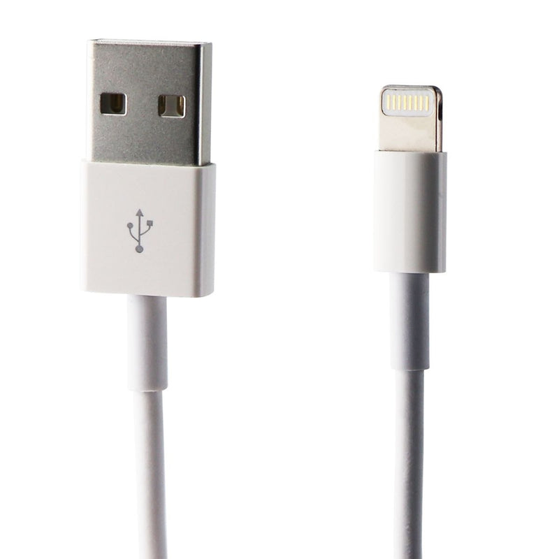 Apple (6 Foot/2m) Lightning 8-Pin to USB Charge/Sync Cable - White (MD819AM/M)