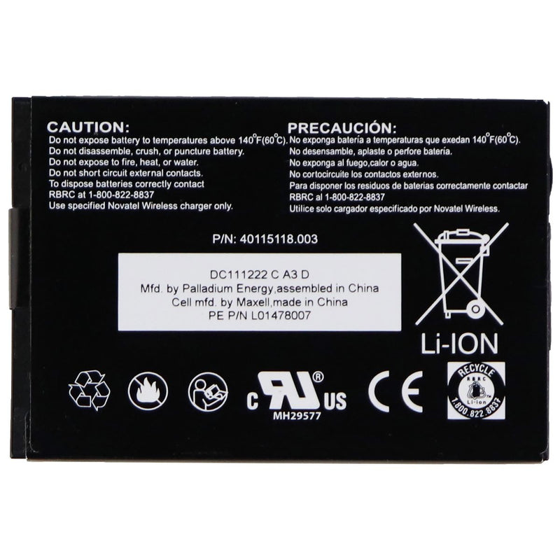 Novatel Rechargeable OEM Battery (40115118.003) 1,500mAh for MiFi 4510L