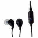 Universal 2.5mm Wired In-Ear Headphones Headset with In-Line Microphone - Black