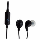 Universal 2.5mm Wired In-Ear Headphones Headset with In-Line Microphone - Black