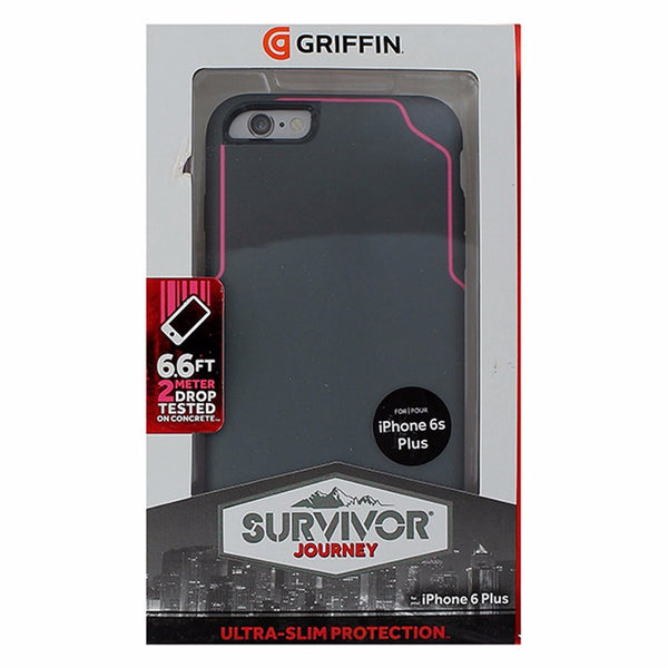 Griffin Survivor Journey Case For iPhone 6 Plus/6s Plus - Grey/Pink
