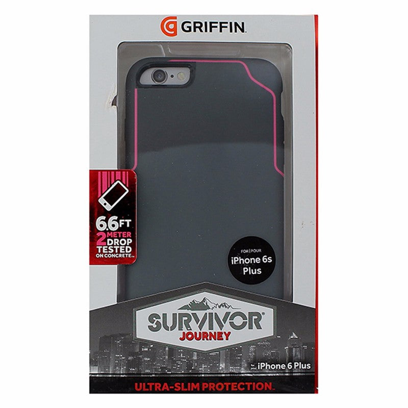 Griffin Survivor Journey Case For iPhone 6 Plus/6s Plus - Grey/Pink