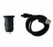 KEY 2.4A Car Charging Adapter and 3 Foot Micro-USB Cable - Black