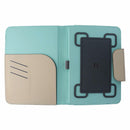 PureGear Universal Tablet Folio for 10 Inch Devices - Teal / White Polka Dots