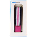 Gizmo Nylon Band for GizmoWatch Adult Size - Pink/White/Navy Stripe (X53NNB)