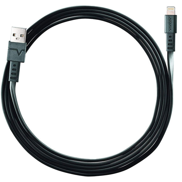 Ventev 6 Foot Charge & Sync USB Cable for Apple - Black / Gray