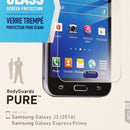 BodyGuardz Pure Series Tempered Glass Screen for Galaxy J3 (2016) - Clear