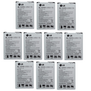 KIT 10x LG BL-53YH Battery for G3 VS985 F400 D850 D855 3000mAh