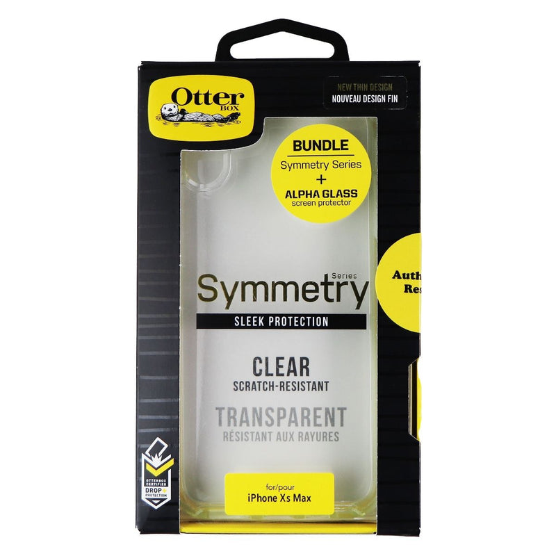 OtterBox Symmetry Series Case with Alpha Glass for Apple iPhone XS Max - Clear