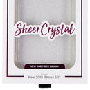 Case-Mate Sheer Crystal Series Hard Case for Apple iPhone XR - Clear/Glitter