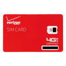 Verizon Wireless 4G LTE Nano SIM Card (BULK4FF-NFC-A)