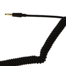 Insignia 9-Foot Coiled Audio Cable with Premium 3.5mm Connectors - Black