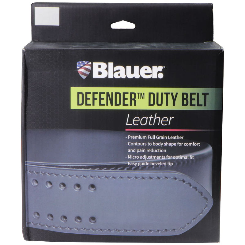 Blauer. DEFENDER Premium Leather Duty Belt & Buckle Combo (Size 38) B011/BB001
