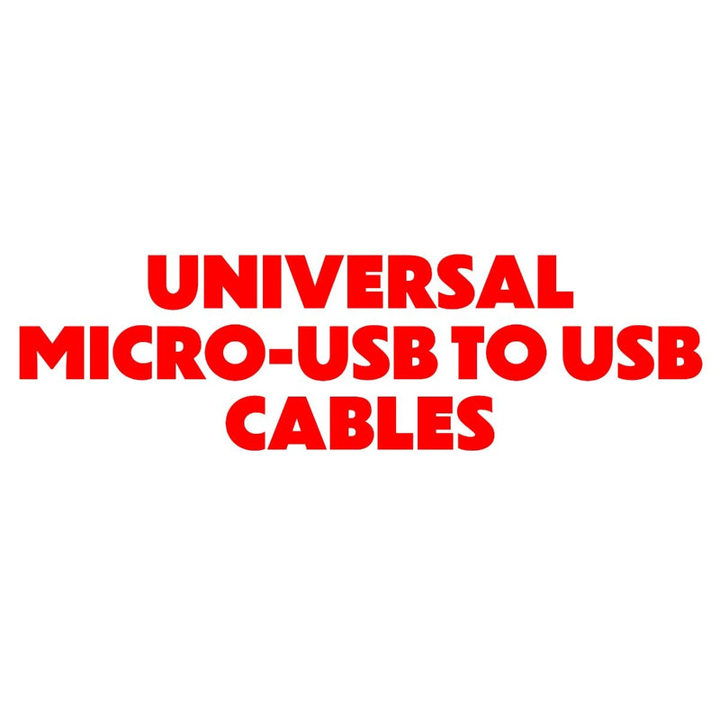 Universal Micro-USB to USB Charge Cable - Mixed Color / Length and Style