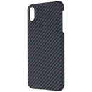 PITAKA Magnetic Slim Aramid Fiber Case for iPhone Xs Max - Black/Gray (Twill)
