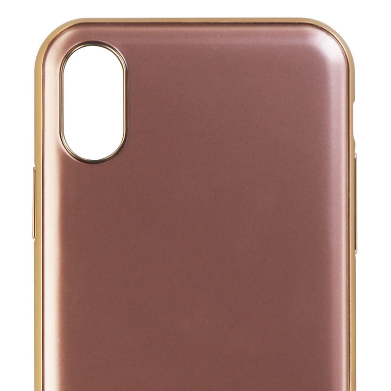 Moshi iGlaze Series Hybrid Hard Case for Apple iPhone X - Pink / Gold
