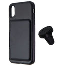 Skech Cache Wallet Case with Vent Mount for Apple iPhone Xs/X - Black