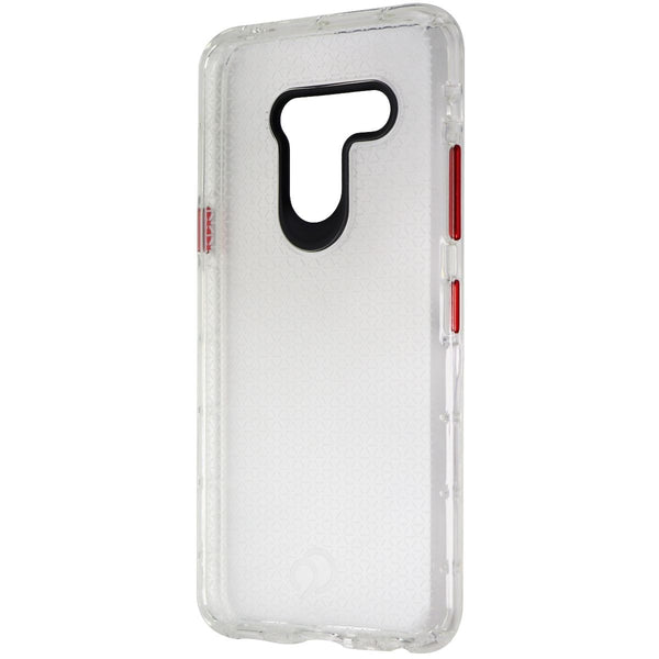 Nimbus9 Phantom 2 Series Flexible Gel Case for LG G8 ThinQ - Clear/Red