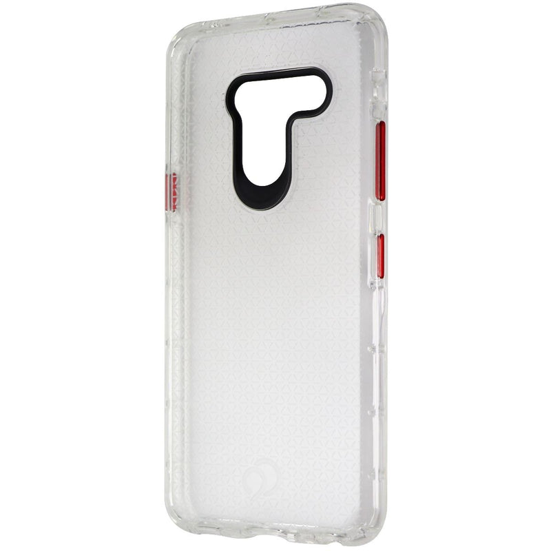 Nimbus9 Phantom 2 Series Flexible Gel Case for LG G8 ThinQ - Clear/Red