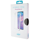 Key Hybrid Hard Case for Samsung Galaxy (S10+) Smartphones - Clear