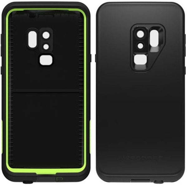 LifeProof FRE Waterproof Case Cover for Samsung Galaxy S9+ Plus - Black/Green