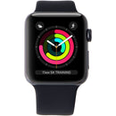 Apple Watch Series 3 Space Gray 42mm A1861 (GPS + Cellular) Black Sport Band