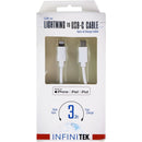 Infinitek 3.3-Foot (USB-C) Cable for iPhone, iPad, and iPod - White