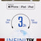 Infinitek 3.3-Foot (USB-C) Cable for iPhone, iPad, and iPod - White