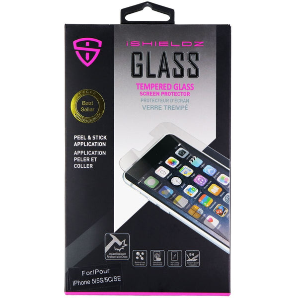 iShieldz Tempered Glass Screen Protector for Apple iPhone 5s / 5 / 5C / SE 1st