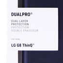 Incipio DualPro Series Dual Layer Case with LG G8 ThinQ - Midnight Blue