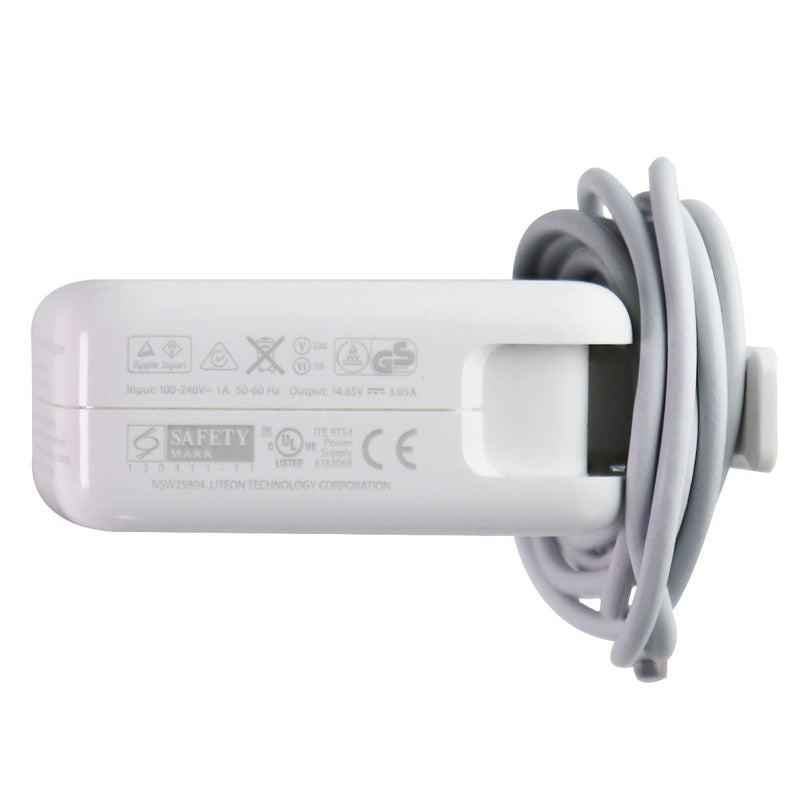 Apple 45W MagSafe 2 Power Adapter with 3-Prong Wall Cable - White (A1436)