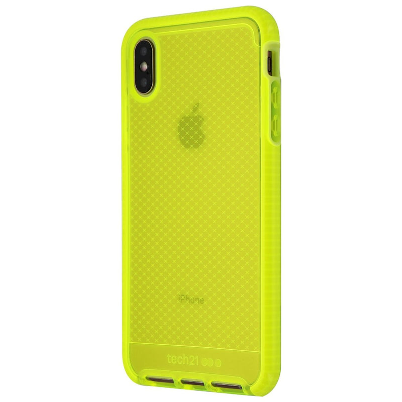 Tech21 Evo Check Series Gel Case for Apple iPhone XS Max - Neon Yellow