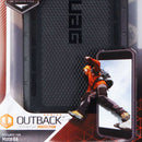 UAG Outback Series Lightweight Protective Case for Motorola Moto E4 - Black