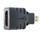 Premium (06WY2QJ0) Female HDMI to Male HDMI Micro Short Adapter - Black